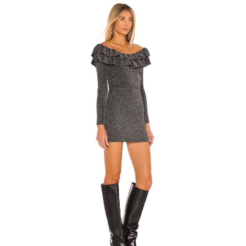 Tularosa black mini dress
